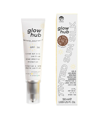 Glow Hub Glow Hub Defend Yourself Face Sunscreen Tinted SPF30 Worth Defending 