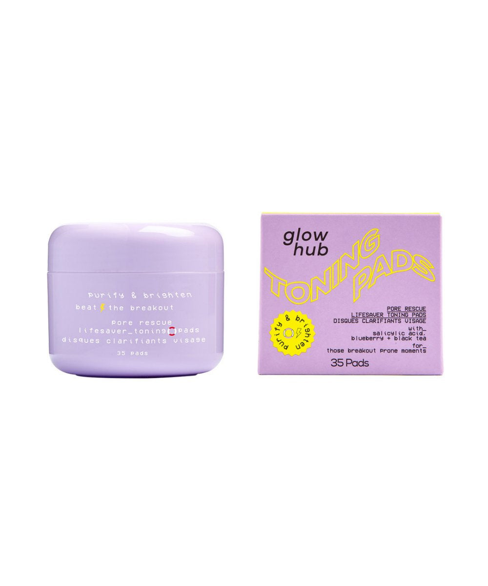 Glow Hub Glow Hub Purify & Brighten Pore Rescue Toning Pads 35pk 
