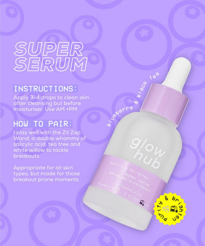 Glow Hub Mini Purify & Brighten Super Serum 15ml 