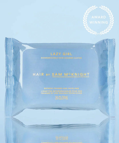 Hair by Sam McKnight Lazy Girl Biodegradable Hair Cleanse Cloths 