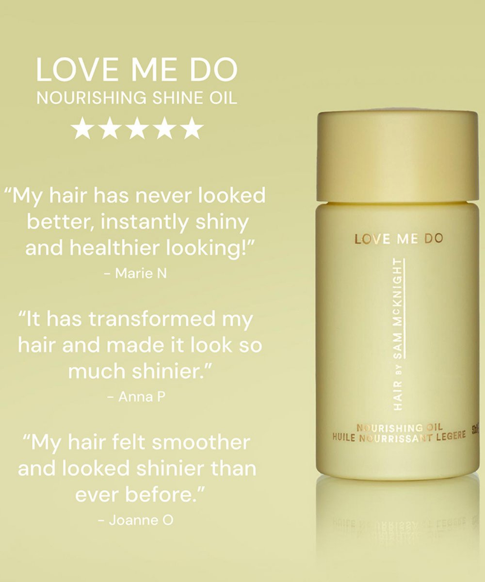 Hair by Sam McKnight Love Me Do Nourishing Oil 