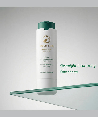 HoliFrog Halo AHA+BHA Evening Serum 