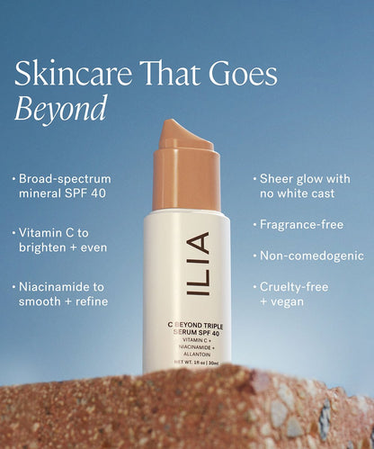 ILIA C Beyond Triple Serum SPF 40 