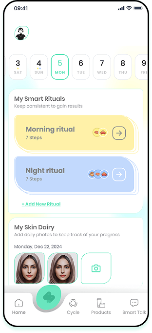 AI assistant app screen