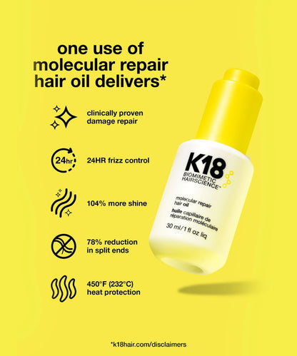 K18 K18 Molecular Repair Hair Oil 