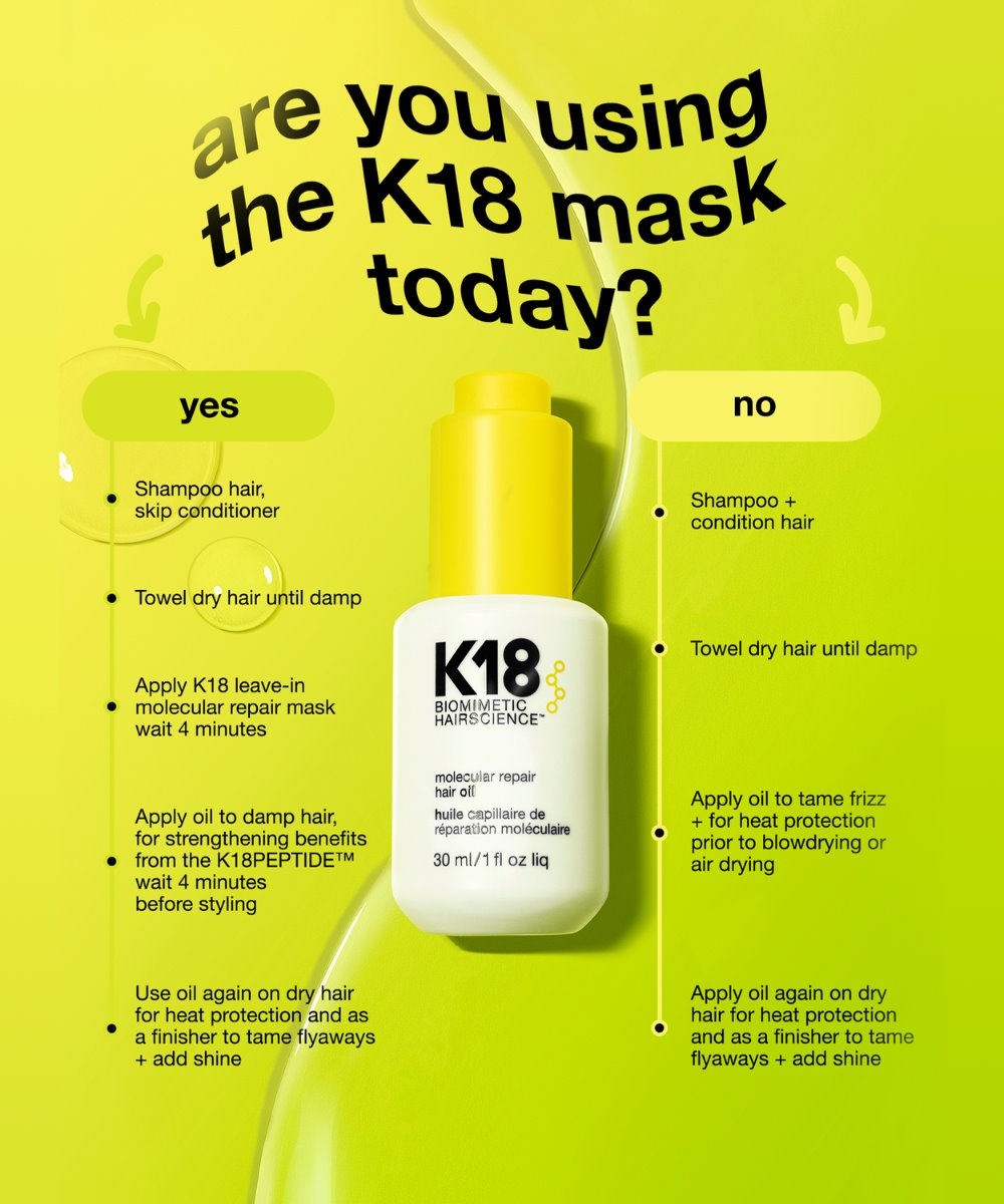 K18 K18 Molecular Repair Hair Oil 