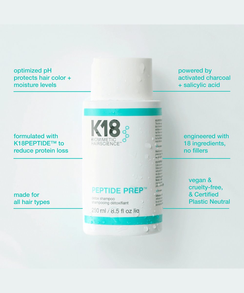 K18 K18 Peptide Prep™ Detox Shampoo 