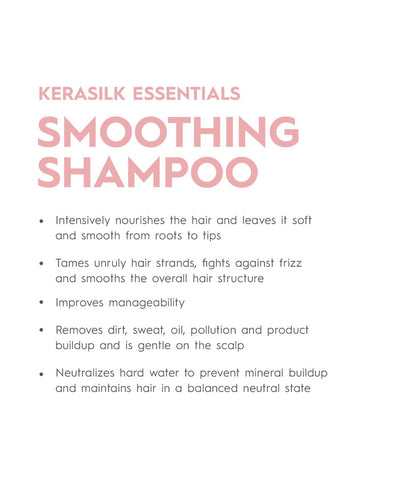 Kerasilk Essentials Smoothing Shampoo 