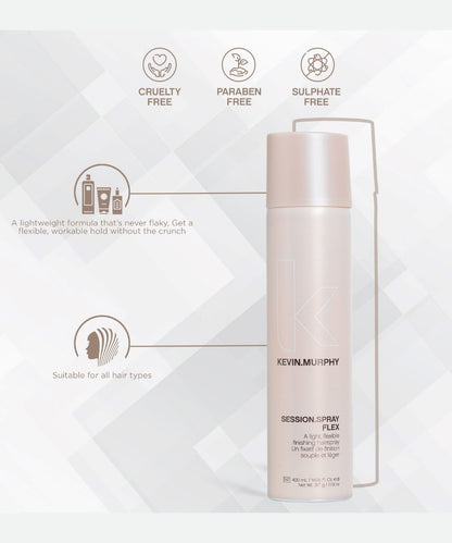 Kevin Murphy Session Spray Flex Flexible Hair Styling Spray 