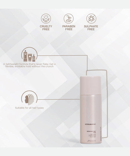 Kevin Murphy Session Spray Flex Flexible Hair Styling Spray 