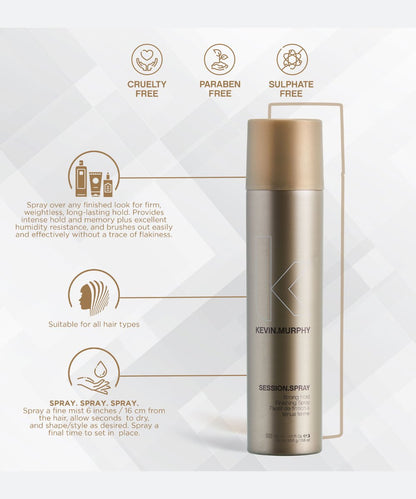 Kevin Murphy Session Spray Strong Hold Finishing Spray 