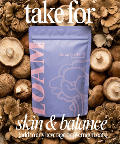 LOAM Beauty Blend - Maitake & Shiitake Organic Extract Powder 