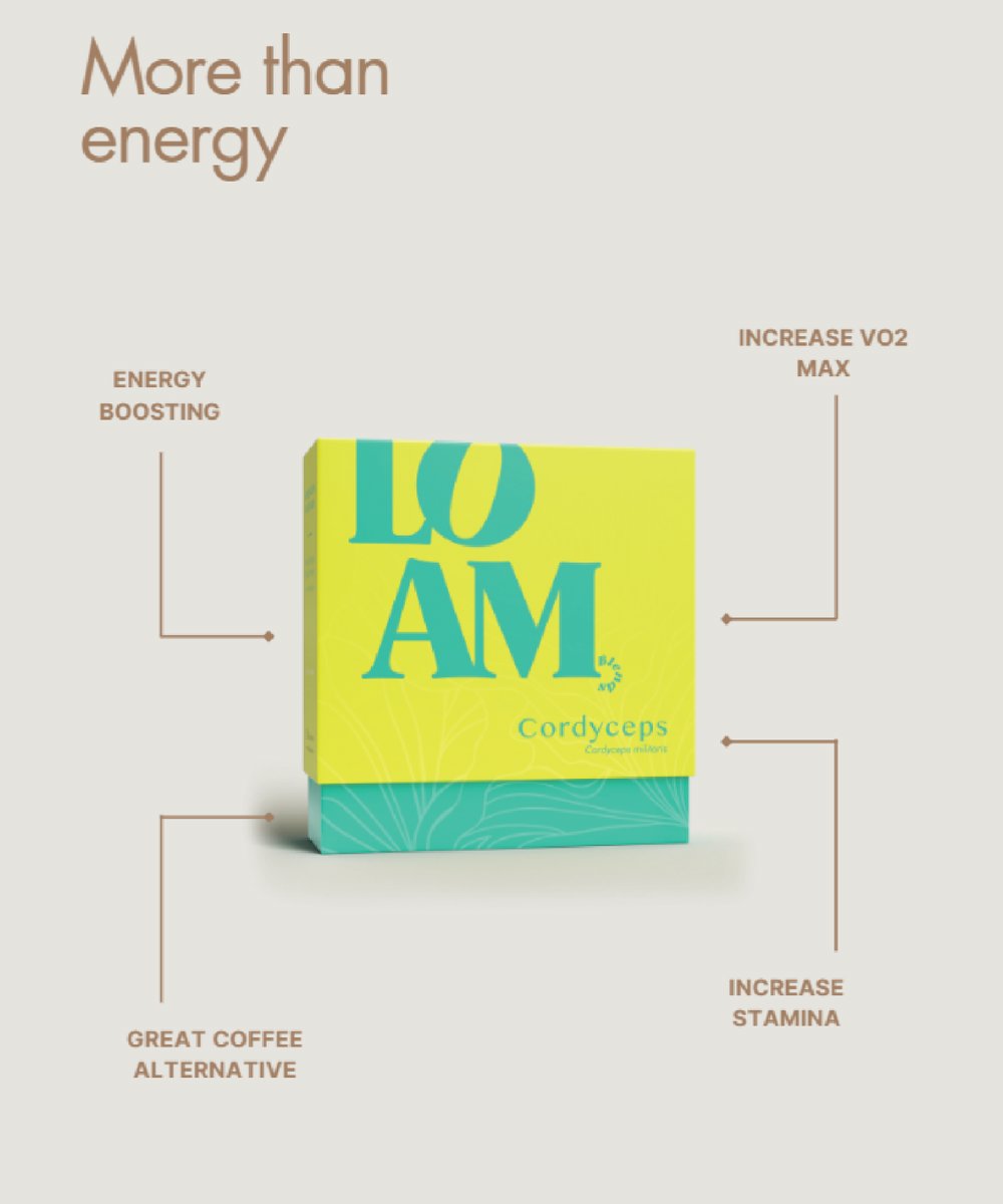 LOAM Cordyceps Militaris Organic Extract Powder 