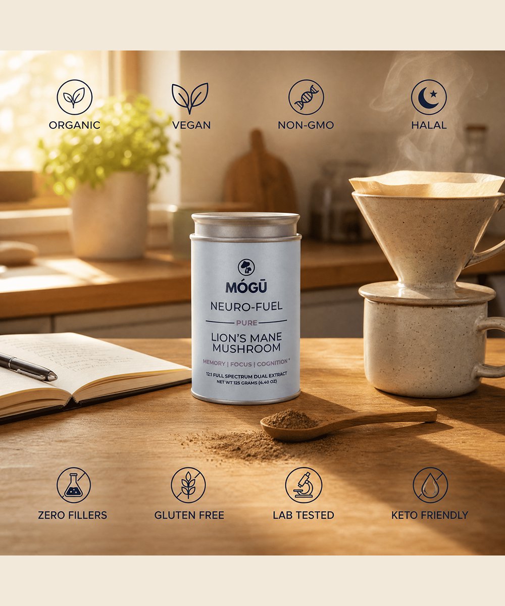 Mogu Mushrooms Neuro-Fuel Organic Lion's Mane Mushroom 