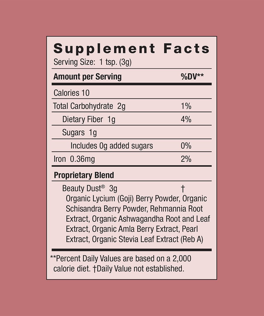 Moon Juice BEAUTY DUST JAR Adaptogens For Skin 
