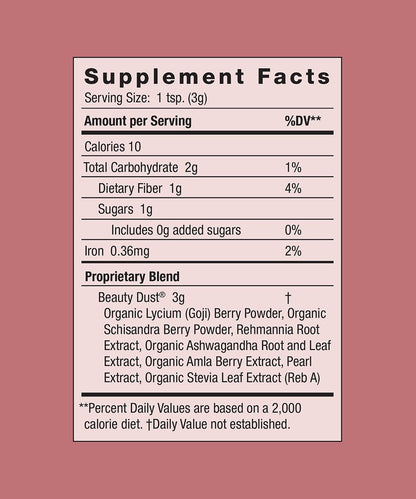 Moon Juice BEAUTY DUST JAR Adaptogens For Skin 