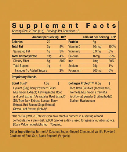 Moon Juice Cosmic Gold Adaptogenic Golden Latte 