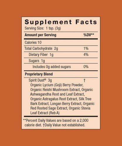 Moon Juice SPIRIT DUST Adaptogens for Mood 