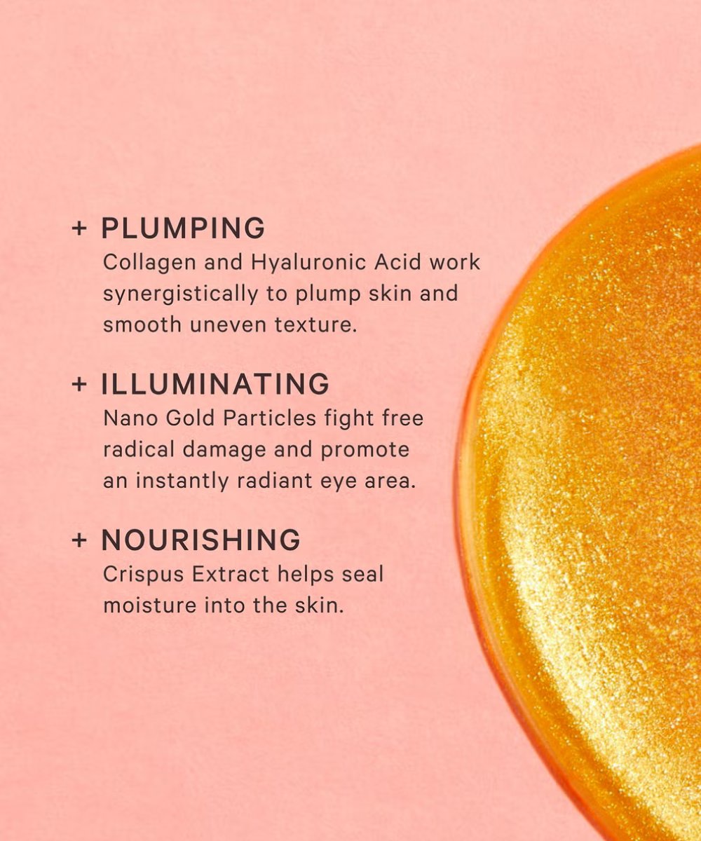 MZ Skin Hydra-Bright Gold Eye Mask Single 