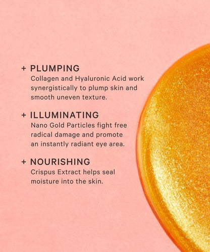 MZ Skin Hydra-Bright Gold Eye Mask Single 