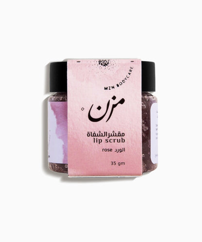 MZN Bodycare Lip Scrub - Rose 