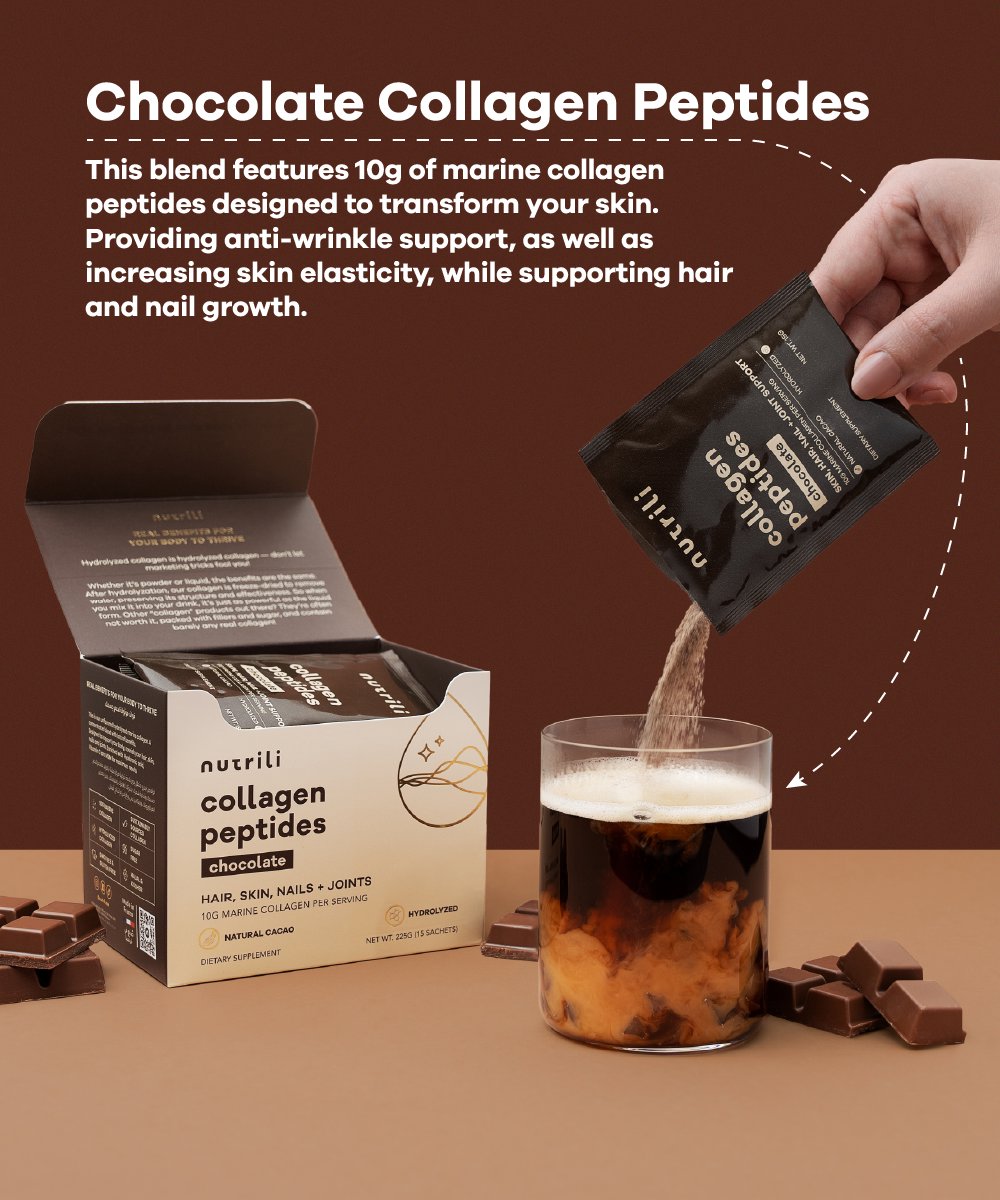 Nutrili Marine Collagen Peptides Chocolate 