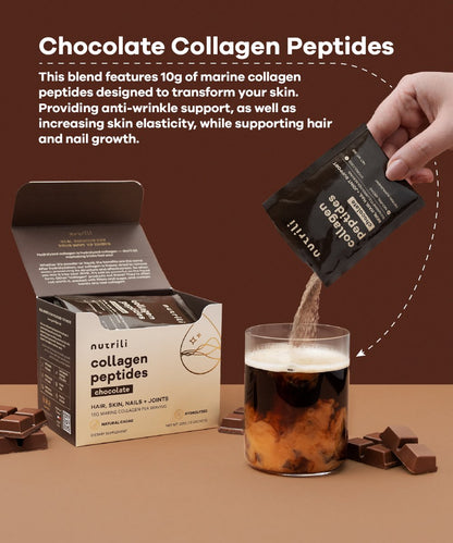 Nutrili Marine Collagen Peptides Chocolate 