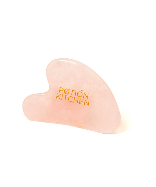 Potion Kitchen Rose Quartz Gua Sha Massage Stone 