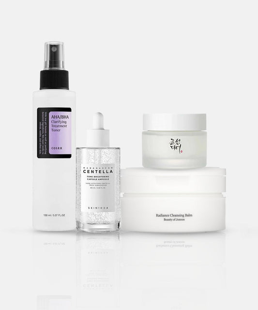 Powder Beauty Korean Skincare Brightening Set 