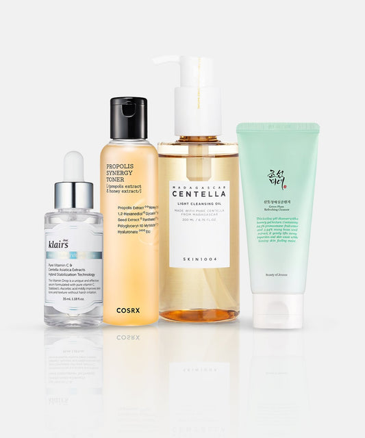 Powder Beauty Korean Skincare Set for Combination Skin 
