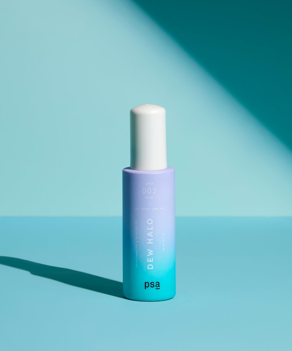 PSA Skincare DEW Halo Niacinamide & Blackberry Glow Mist 