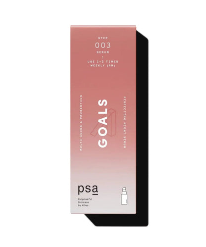 PSA Skincare GOALS Multi Acids & Probiotics Perfecting Night Serum 
