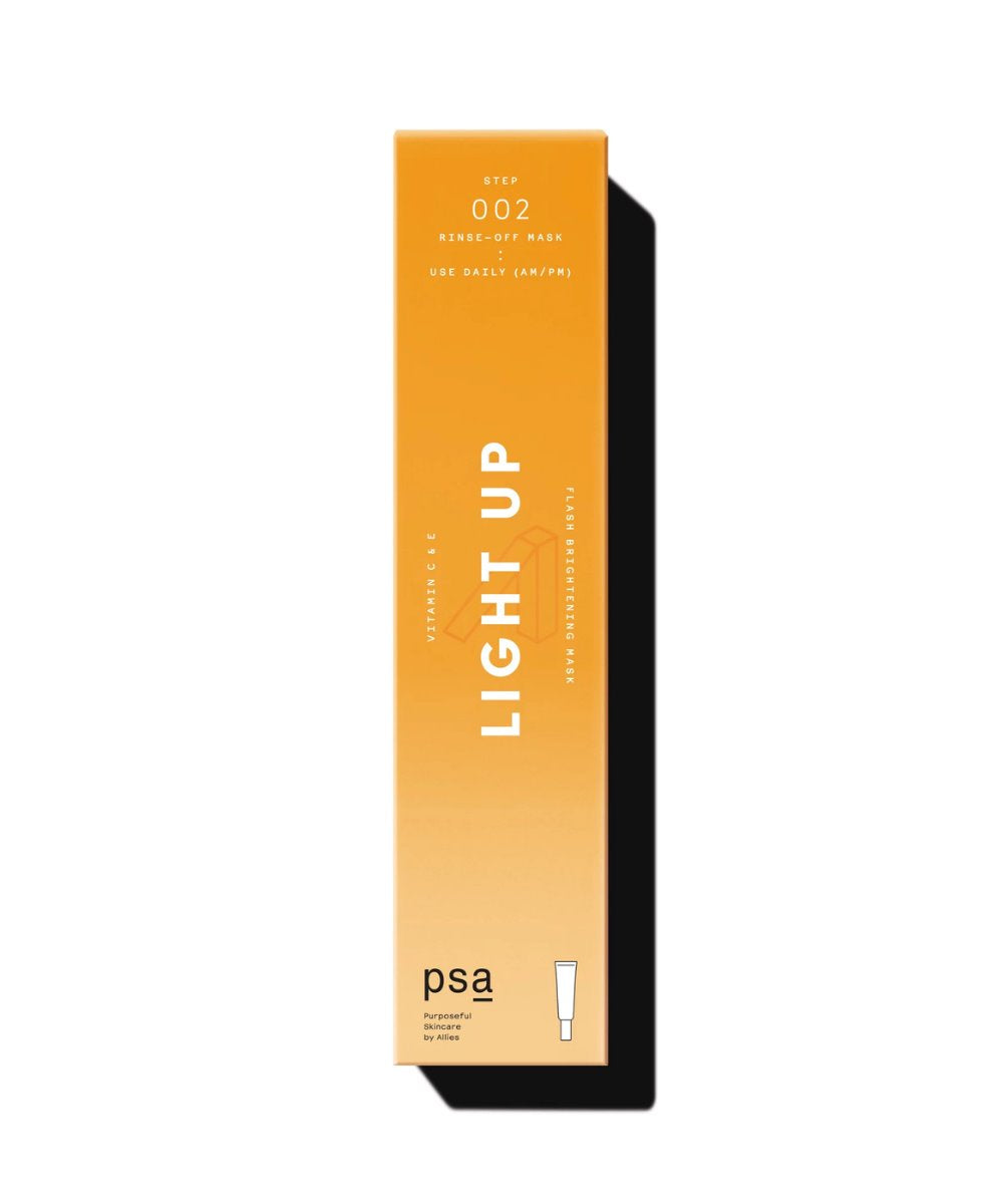 PSA Skincare LIGHT UP Vitamin C & E Flash Brightening Mask 