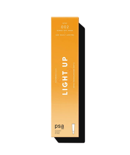 PSA Skincare LIGHT UP Vitamin C & E Flash Brightening Mask 