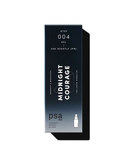 PSA Skincare MIDNIGHT COURAGE Rosehip & Bakuchiol Retinol Night Oil 