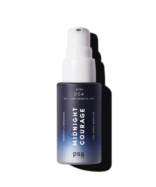 PSA Skincare MIDNIGHT COURAGE Rosehip & Bakuchiol Retinol Night Oil 