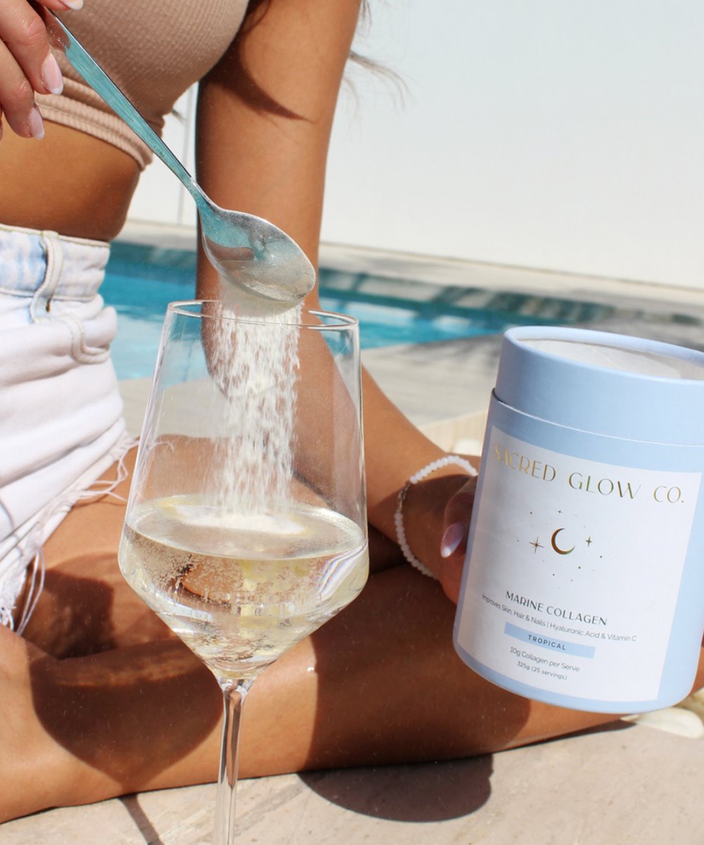 Sacred Glow Co. Marine Collagen - Natural Tropical Flavour 