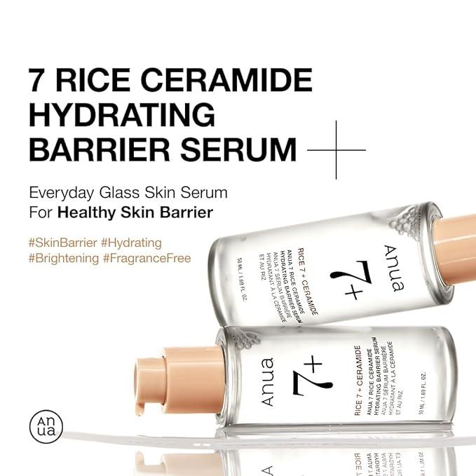 Buy Anua 7 Rice Ceramide Hydrating Barrier Serum 50ml Online in Saudi Arabia - YASHIE SA