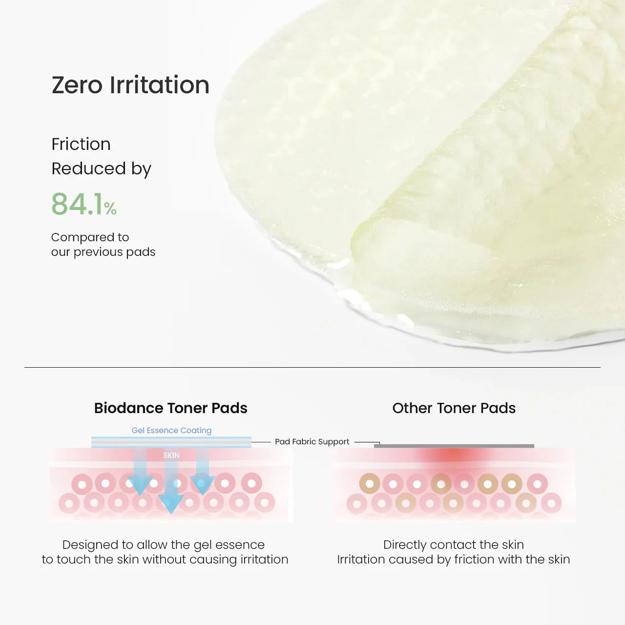 Clinical results showing decreased blackheads, whiteheads, and sebum production.