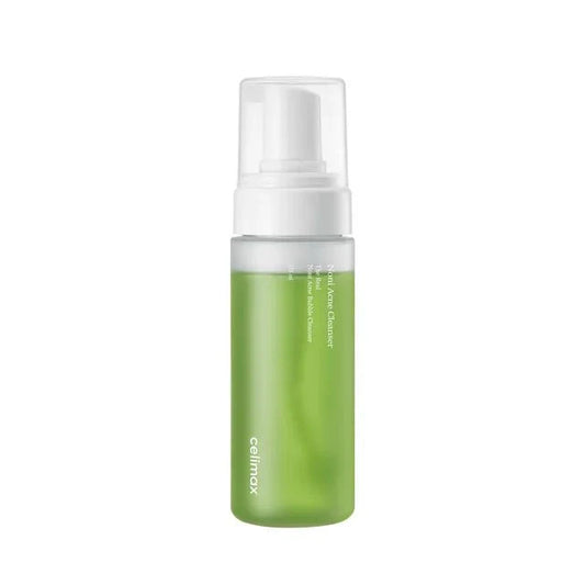 Celimax The Real Noni Acne Bubble Cleanser 155ml bottle with a clear cap.