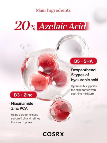 Buy Cosrx Azelaic Acid 20 B5 Redness Soothing Cream 30ml Online in Saudi Arabia - YASHIE SA
