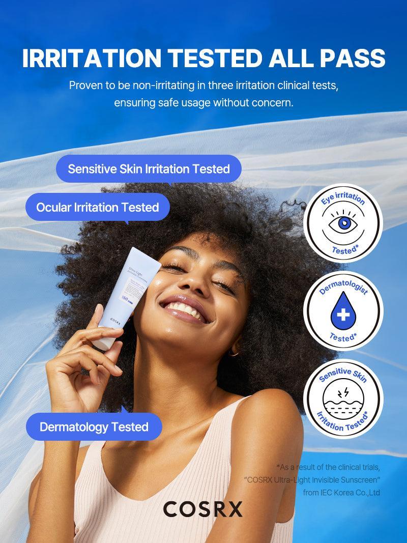 Buy Cosrx Ultra-Light Invisible Sunscreen SPF50 PA++++ 50ml Online in Saudi Arabia - YASHIE SA