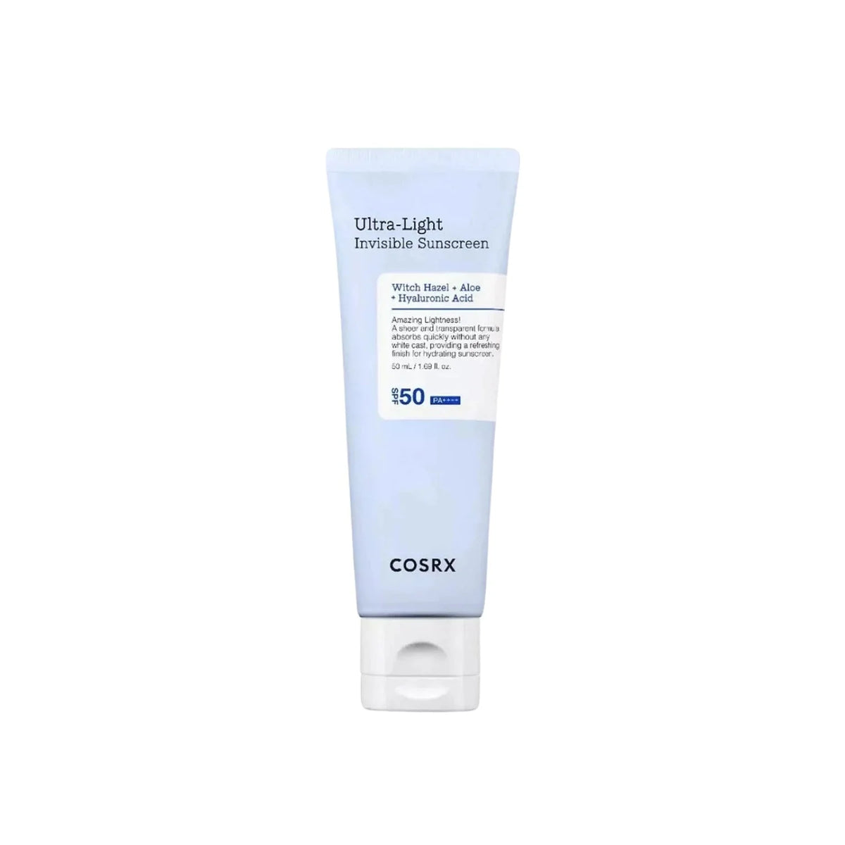 Buy Cosrx Ultra-Light Invisible Sunscreen SPF50 PA++++ 50ml Online in Saudi Arabia - YASHIE SA