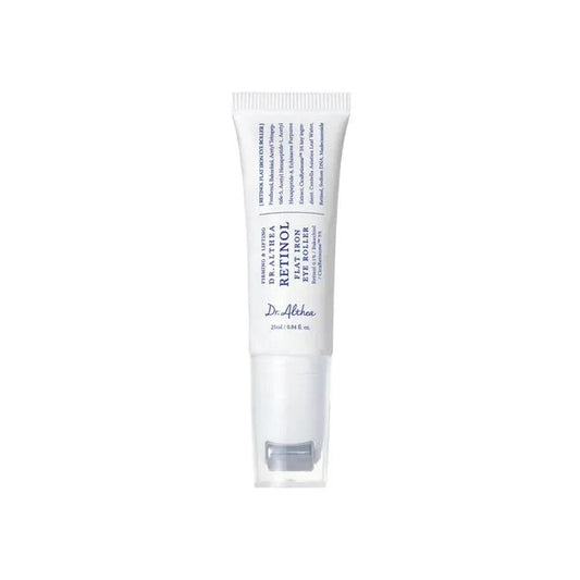 Dr.Althea Retinol Flat Iron Eye Roller tube with cooling metal applicator.