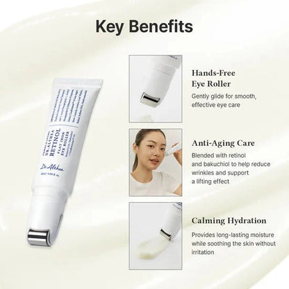 Benefits of hands-free application and anti-aging eye care.