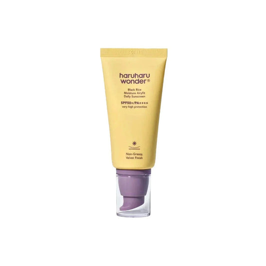 Buy HaruHaru Wonder Black Rice Moisture Airyfit Daily Sunscreen Unscented SPF50+ 50ml Online in Saudi Arabia - YASHIE SA