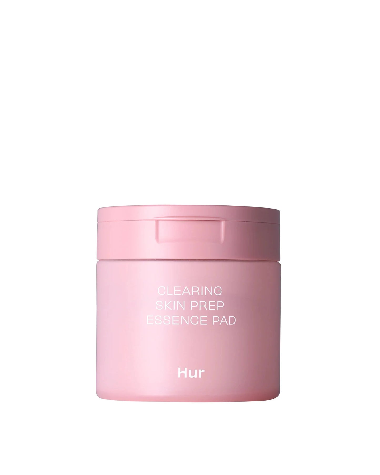 Front view of House of Hur Clearing Skin Prep Essence Pad pink packaging.
