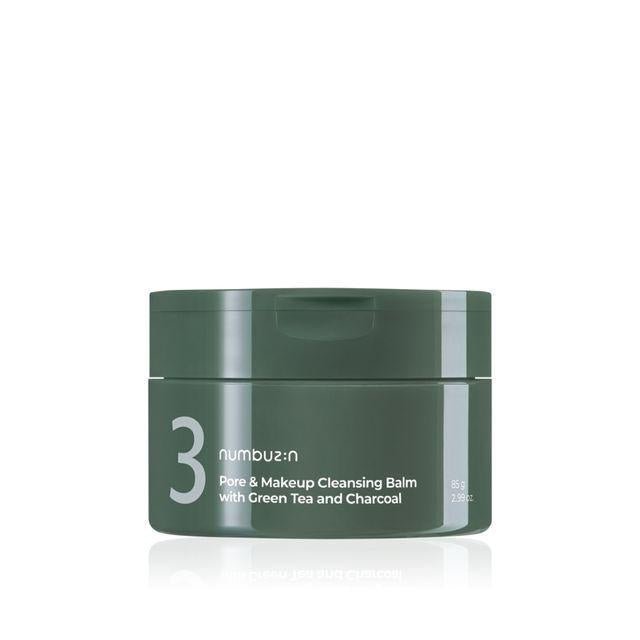 No.3 Pore & Makeup Cleansing Balm With Green Tea And Charcoal 85g