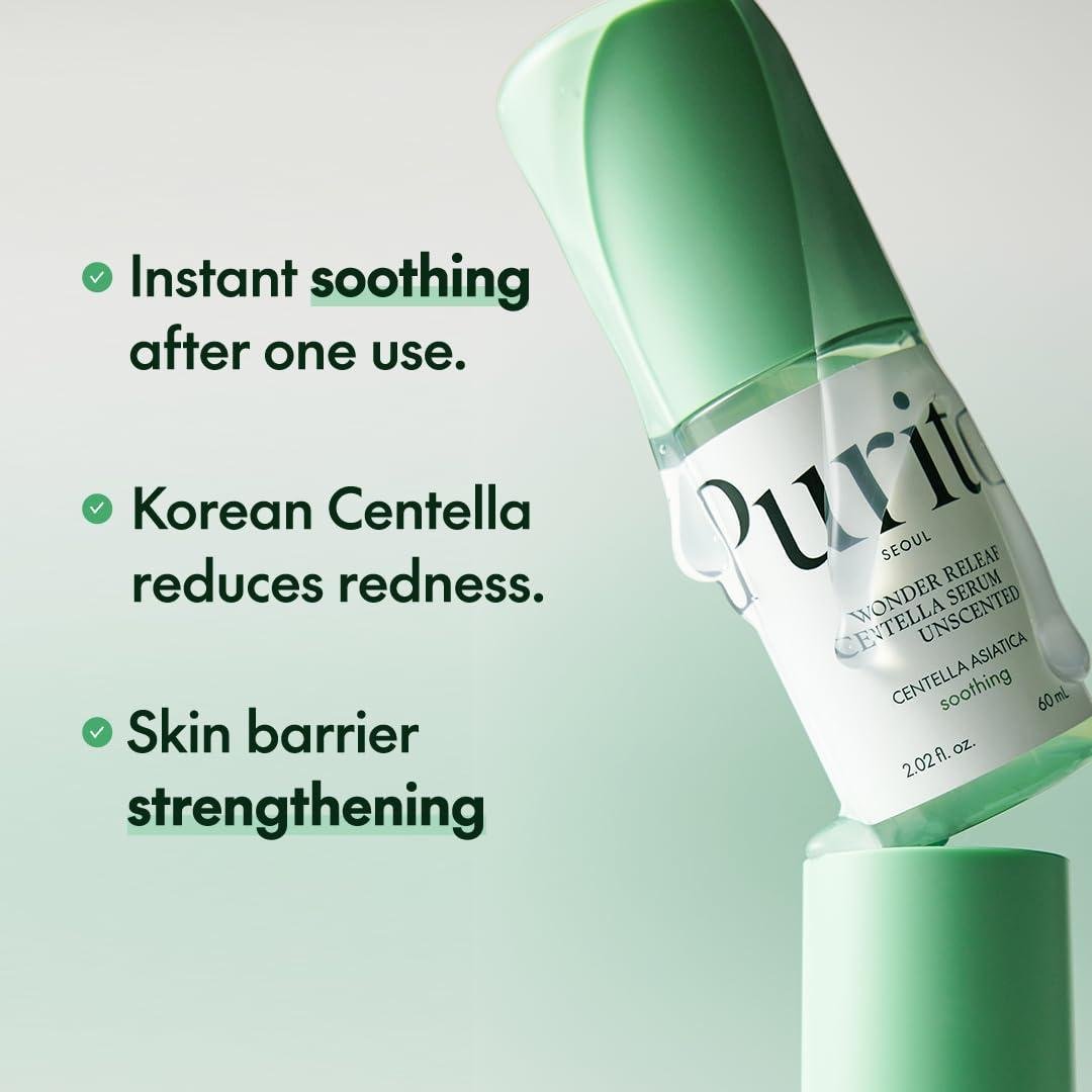 Buy Purito Wonder Releaf Centella Serum Unscented 60ml Online in Saudi Arabia - YASHIE SA