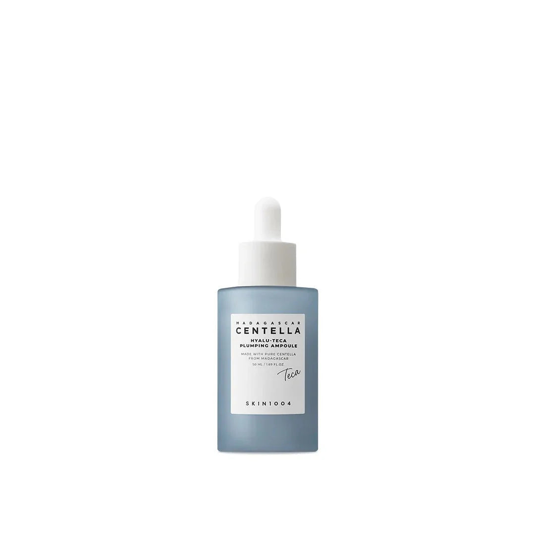 Skin1004 Hyalu-Teca Plumping Ampoule 50ml bottle for deep skin hydration.
